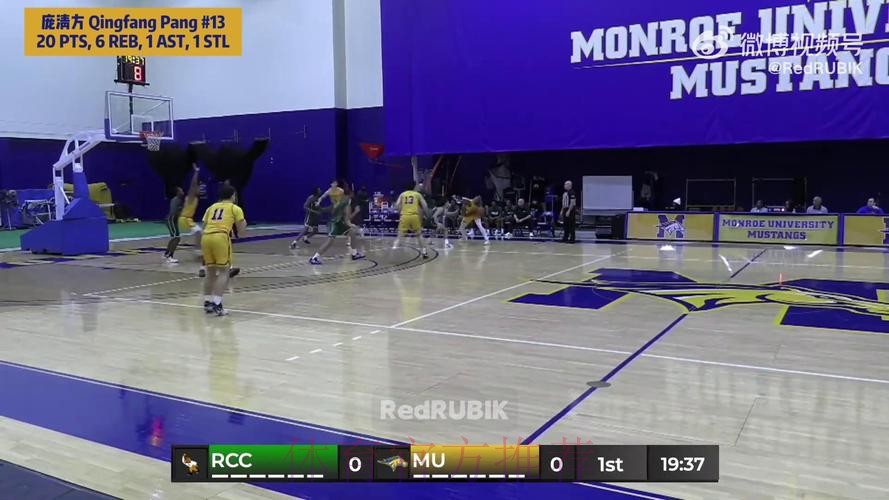 庞清方NJCAA集锦回顾，全场得到20分6板1助1断